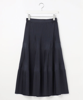 ANY SIS L プリーツ切替 スカート