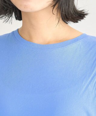 Green Parks シアーノースリーブプルオーバー Blue