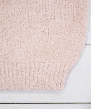 石田製帽 マイクロモール ホールガーメント ニット帽 ライトピンク