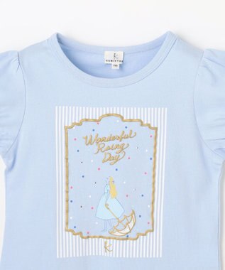 組曲 KIDS 【110-140㎝】 wonderful rainy day Tシャツ サックスブルー