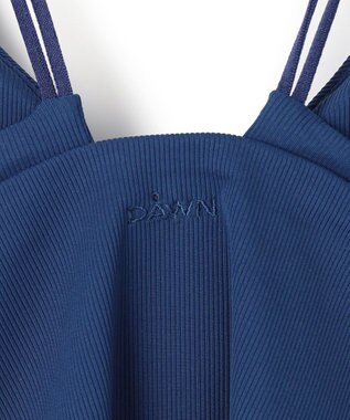 uncrave 【DAWN×uncrave】 CUP IN BRA TOP DOUBLE ブルー