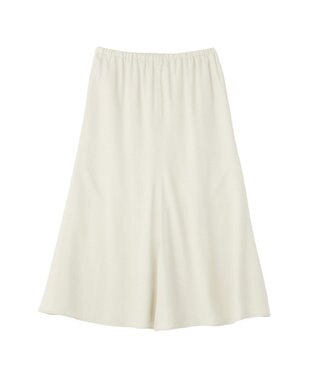 AMERICAN HOLIC 【イージーケア】サテンマーメードスカート Ivory