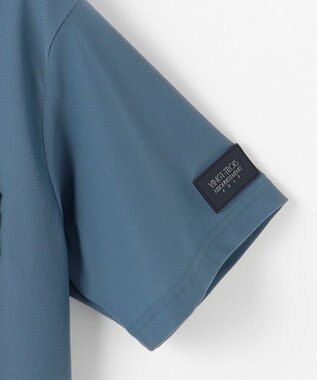 23区GOLF 【MEN】機能に優れた新素材「AIR TOOL」ポケットモックネック サックスブルー系