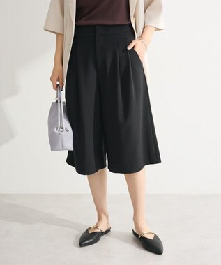 Green Parks イージーケアキュロットパンツ