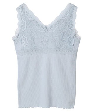 earth music&ecology 前後２ＷＡＹレースタンクトップ Sax