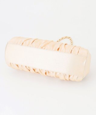 ANY SIS 【2WAY】サテンギャザーパーティ バッグ ゴールド系