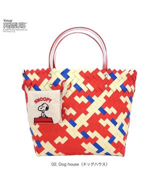 ROOTOTE 8510【ルートート】スヌーピー IP.デリバスケット.ピーナッツ-1G 02：ドッグハウス