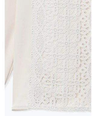 Te chichi 【WEB限定カラーあり】フロントレースブラウス オフホワイト