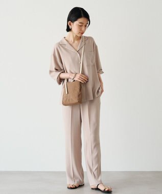 russet ナイロンミニショルダーバッグ(Z-235) Brown