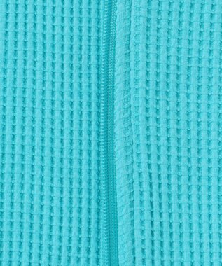 23区GOLF 【WOMEN】【UVケア】テクニカルワッフル フーディ ターコイズブルー系