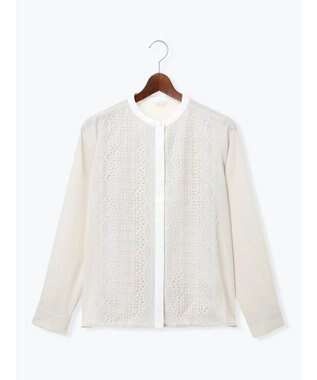 Te chichi 【WEB限定カラーあり】フロントレースブラウス オフホワイト