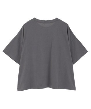 Green Parks アソートロゴ切替Ｔシャツ Charcoal Gray