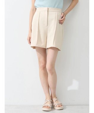 earth music&ecology カットツイルショートパンツ Light Beige