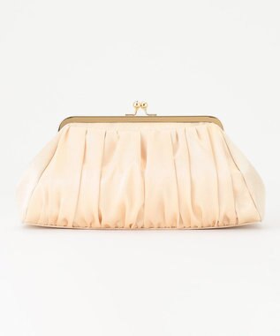 ANY SIS 【2WAY】サテンギャザーパーティ バッグ ゴールド系