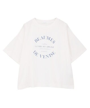 Green Parks アソートロゴ切替Ｔシャツ Off White