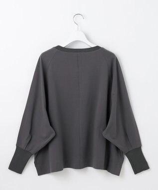 自由区 L 【セットアップ対応・洗える】エアーポンチ カットソー チャコール