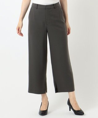 J.PRESS LADIES 【洗える】リラクシオンツイル パンツ グレー系