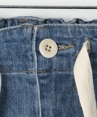 J.PRESS YORK STREET 【UNISEX】デニムワイドパンツ スカイブルー系