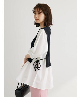 Green Parks テレコドッキングチュニック Off White