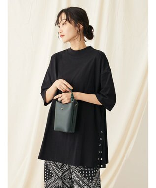 CRAFT STANDARD BOUTIQUE モックネックリングドットチュニック