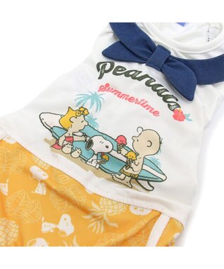 PET PARADISE スヌーピー エコメイド 天竺 パンツつなぎ  《 ビーチ柄 》 小型犬  ビーチ柄