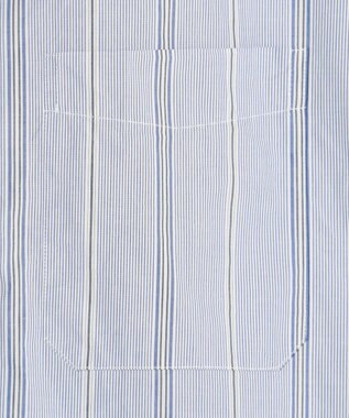 JOSEPH ABBOUD 【シルクブレンド】シルクコットンストライプバンドカラー シャツ ブルー系2