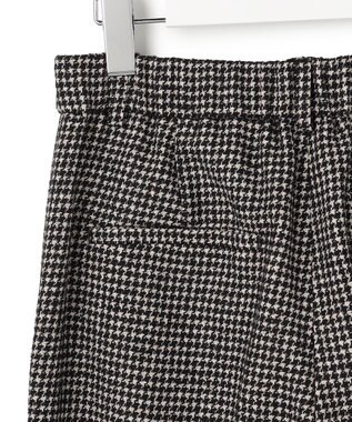23区 L ループミックスツイード ワイド パンツ モノトーン