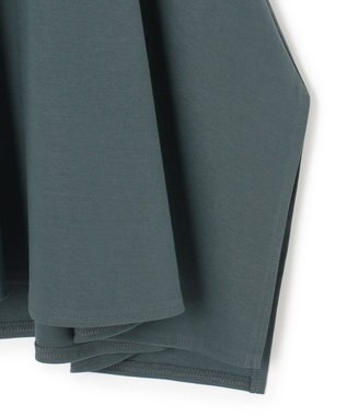 23区 L 【GLOW6月号掲載/汗じみ防止】スムースデザイン フレア  Tシャツ ダークグリーン系