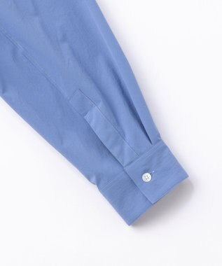 UNFILO MENS 【男女兼用】コンフォート カジュアル ワイドシャツ [24年秋冬商品] スモーキー ブルー