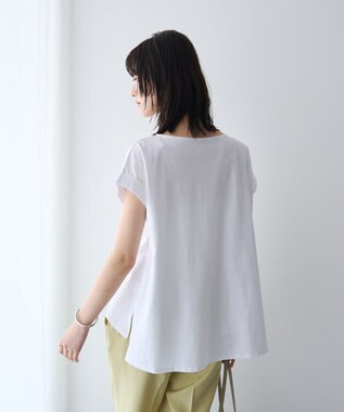 YECCA VECCA ピン付きドレープカットソー Off White