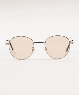 WEGO メタルフレームカラーレンズサングラス 柄1