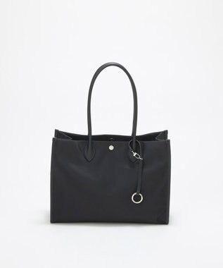 TOPKAPI 【Breath TOPKAPI】PRIM プリム ナイロン スクエア トートバッグ チャーム付き　A4 / 軽量 ブラック