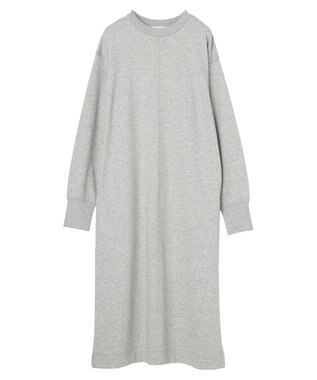 Green Parks ミニ裏毛ワンピース Gray Mixture