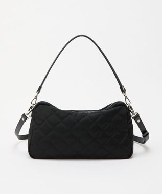 russet 【2025AW新作】キルティング横長2WAYショルダーバッグ(SF-258) Black