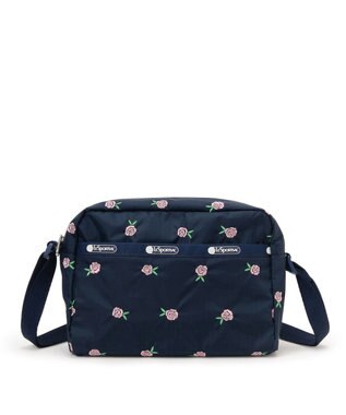 LeSportsac DANIELLA CROSSBODY/ピンクローズエンブロイダリー ピンクローズエンブロイダリー