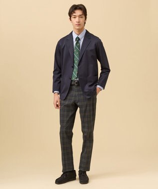 J.PRESS MEN 【KANEMASA JERSEY】メランジチドリジャージー カットジャケット ネイビー系