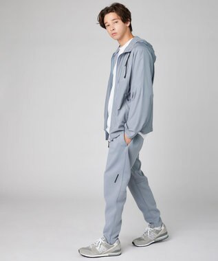 UNFILO 【ユニセックス】コンビジョグパンツ ブルー系