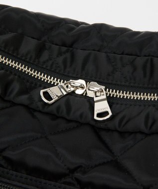 russet 【2025AW新作】キルティング横長2WAYショルダーバッグ(SF-258) Black