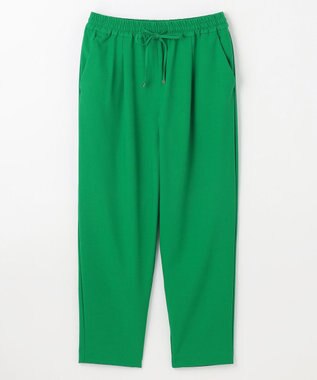 ANY 【ウエストゴム】イージーケアライトストレッチテーパードパンツ グリーン
