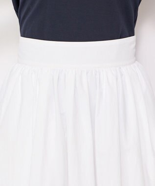 uncrave 【撥水・UVカット・接触冷感】プルーフナイロン フレアスカート ホワイト