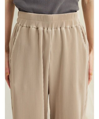 CRAFT STANDARD BOUTIQUE カットプリーツパンツ Beige