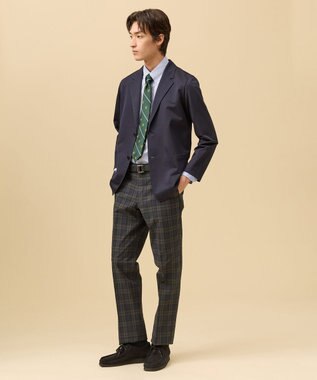 J.PRESS MEN 【KANEMASA JERSEY】メランジチドリジャージー カットジャケット ネイビー系