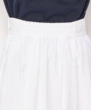 uncrave 【撥水・UVカット・接触冷感】プルーフナイロン フレアスカート ホワイト