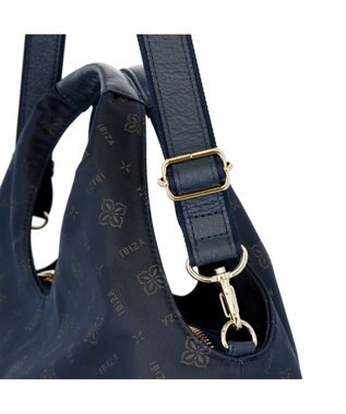 IBIZA ロゴナイロン　2WAYバッグ ピンクベージュ