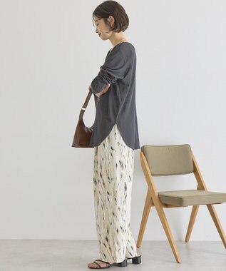 AMERICAN HOLIC ラウンドカットシアープルオーバー Charcoal Gray