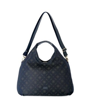 IBIZA ロゴナイロン　2WAYバッグ ピンクベージュ