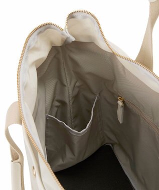 TOPKAPI 【Breath TOPKAPI】【TOPKAPI × 藤本美貴さんコラボ】スコッチグレイン 10ポケット トートバッグ L/マザーズバッグ/撥水 サンドグレー