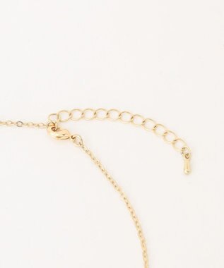 組曲 パールライクオーバルライン ネックレス ゴールド系