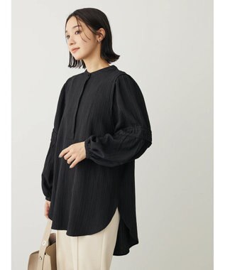 Green Parks 表面変化比翼シャツチュニック