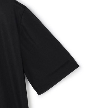 BEIGE， SELEN / リブコンビ シアーTシャツ Black